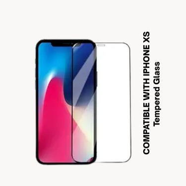Apple iPhone XS Tempered Glass Screen Protector Transparent | Edge-to-Edge HD Protection & Easy Installation Kit (Pack Of 2)
